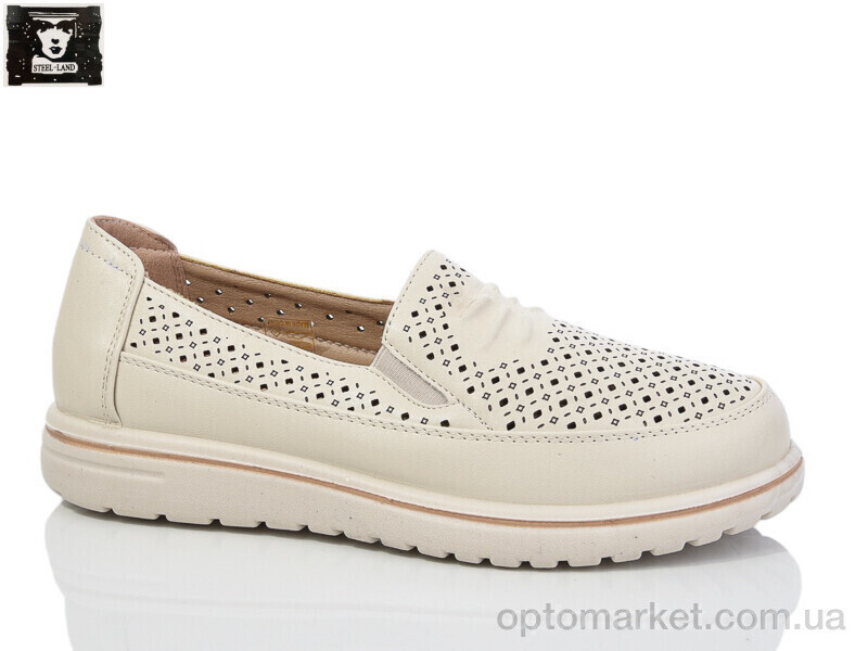 Купить Туфлі жіночі 2024-59 Steel Land бежевий, фото 2