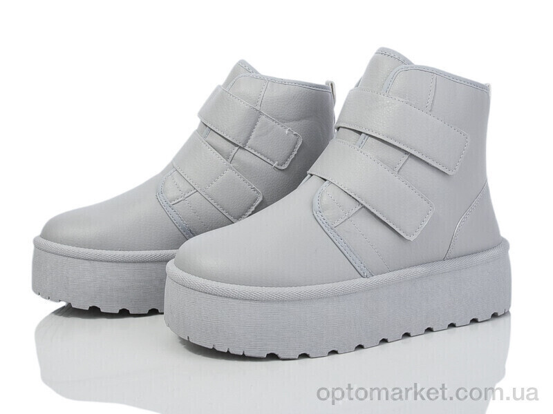 Купить Черевики жіночі 2025-55-3 Gollmony сірий, фото 2