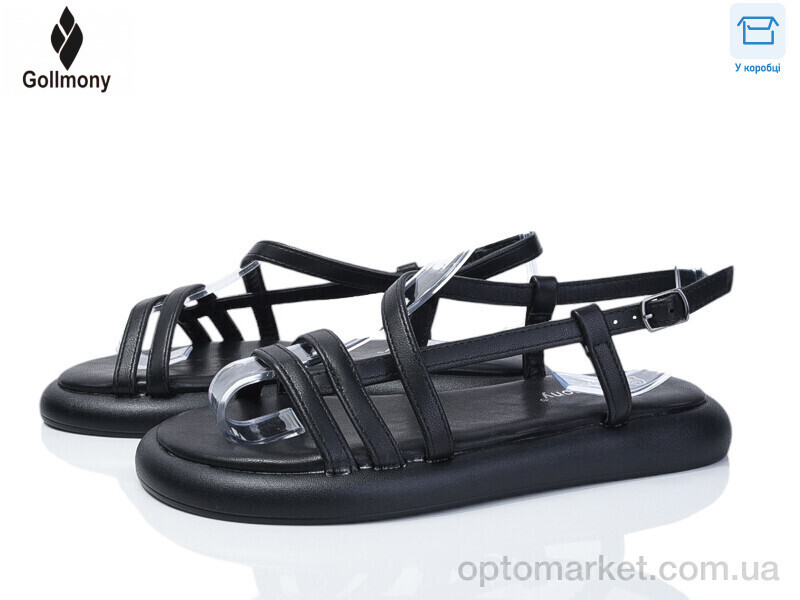 Купить Босоніжки жіночі 2025-76-1 Gollmony чорний, фото 2