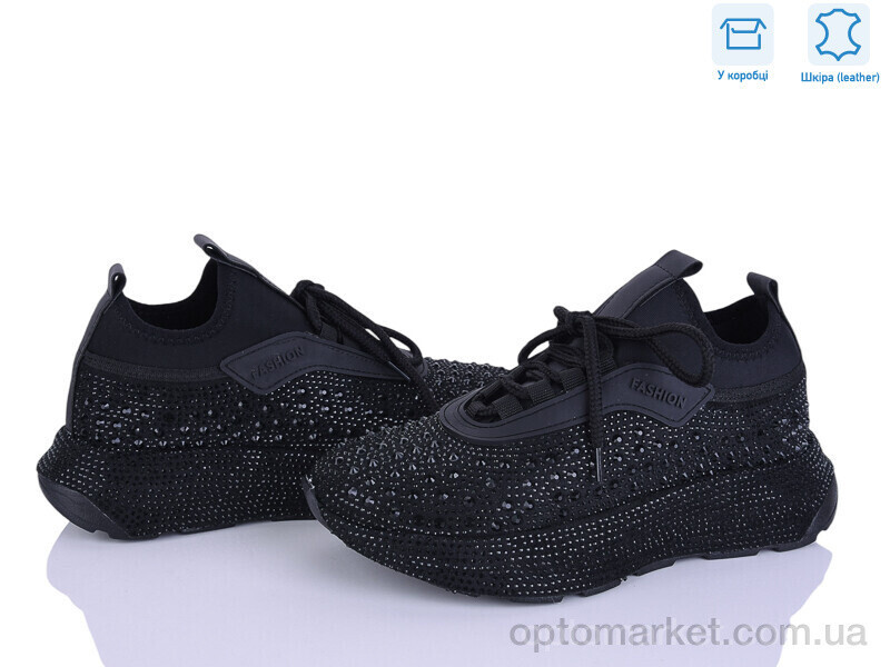 Купить Кросівки жіночі 2026-1 чорний Mona Lisa чорний, фото 2