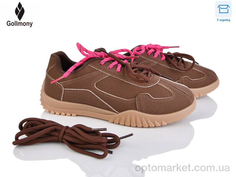 Купить Кросівки жіночі 2027-6-3 Gollmony коричневий, фото 2