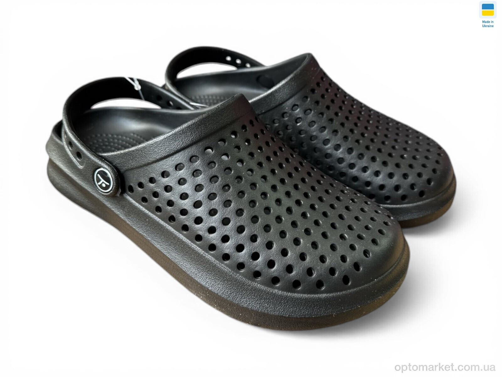 Купить Крокси дитячі 204 чорний TapMal чорний, фото 2