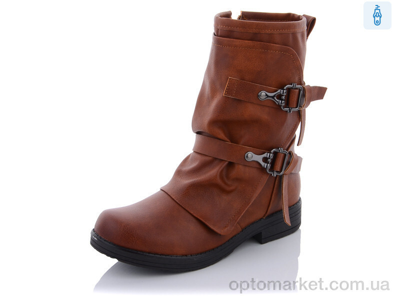 Купить Черевики жіночі 2049 brown Gollmony коричневий, фото 2