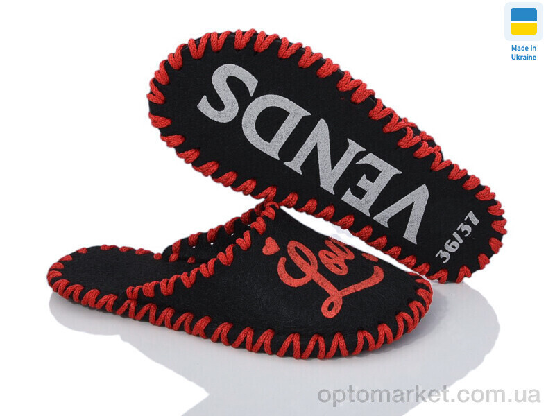 Купить Капці жіночі 204W чорний Vends чорний, фото 4