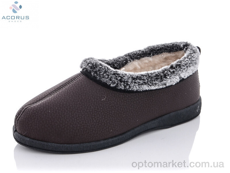 Купить Капці жіночі 205 коричневий Acorus коричневий, фото 2