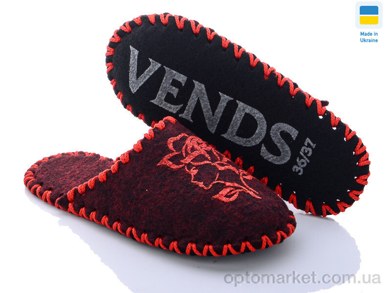 Купить Капці жіночі 205W бордовый Vends бордовий, фото 2