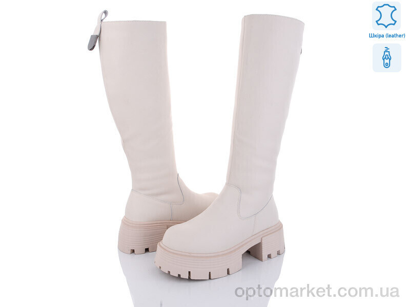 Купить Чоботи жіночі 207-236 Бабочка-Mengfuna-AESD бежевий, фото 2