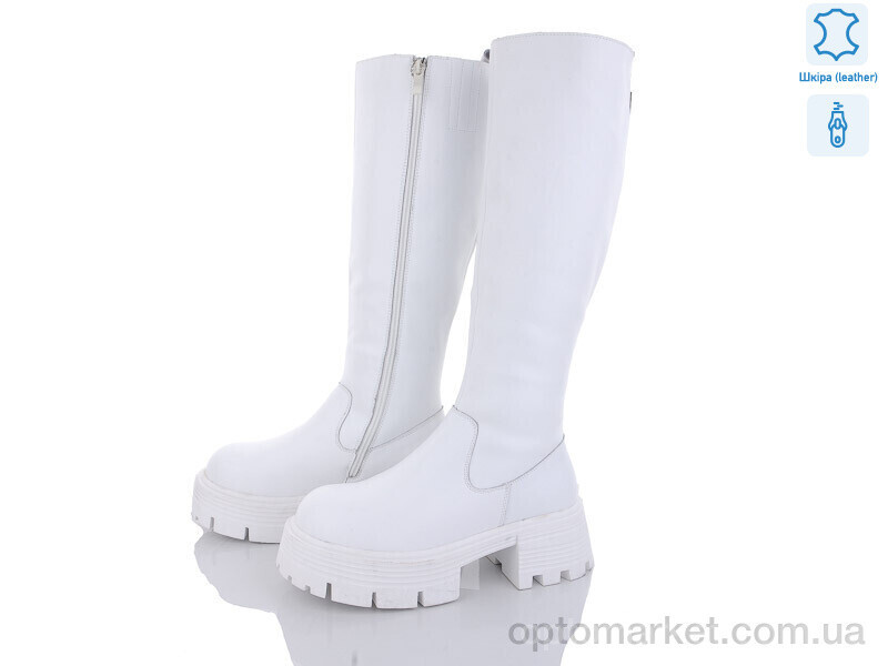 Купить Чоботи жіночі 207-237 Бабочка-Mengfuna-AESD білий, фото 2