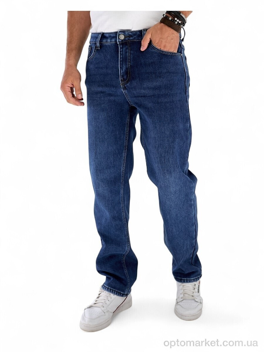 Купить Джинси чоловічі 209-4 фліс Vingvgs синій, фото 2