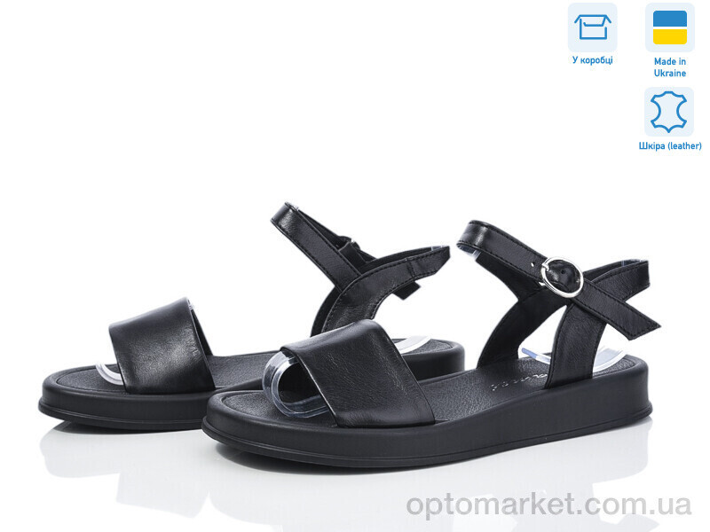 Купить Босоніжки жіночі 2112-12 Tamei чорний, фото 2