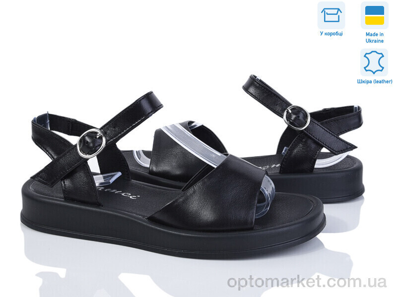 Купить Босоніжки жіночі 2114-12 Tamei чорний, фото 2