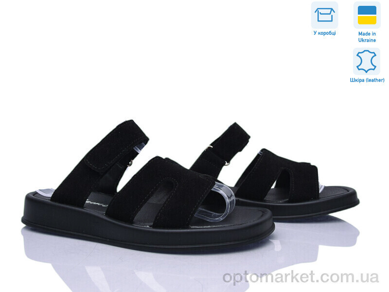 Купить Шльопанці жіночі 2120-5 Tamei чорний, фото 2