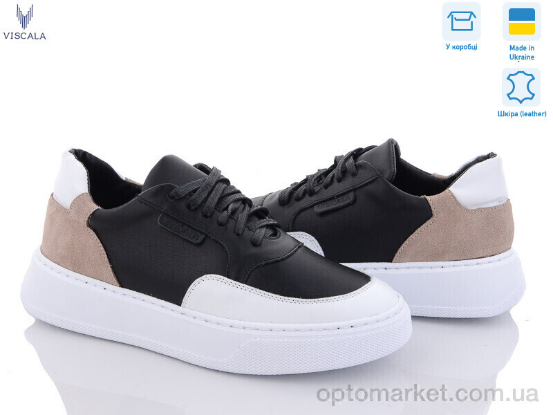 Купить Кросівки жіночі 21208 3N Viscala чорний, фото 2