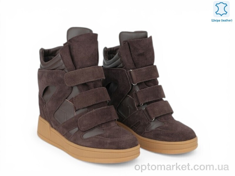 Купить Черевики жіночі 213164 ALLSY коричневий, фото 2