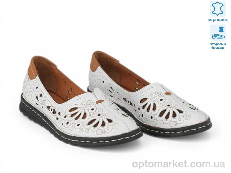 Купить Балетки жіночі 213923 Anna Lucci білий, фото 2