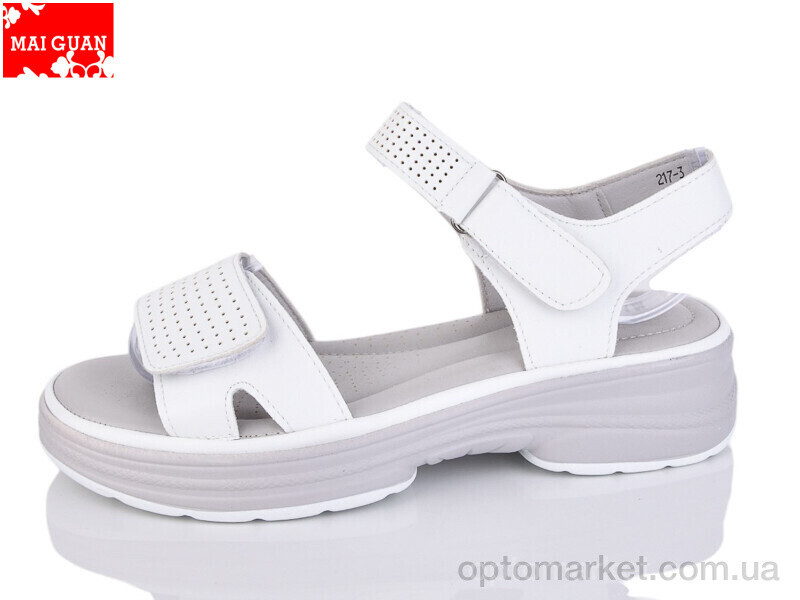 Купить Босоніжки жіночі 217-3 Maiguan білий, фото 2