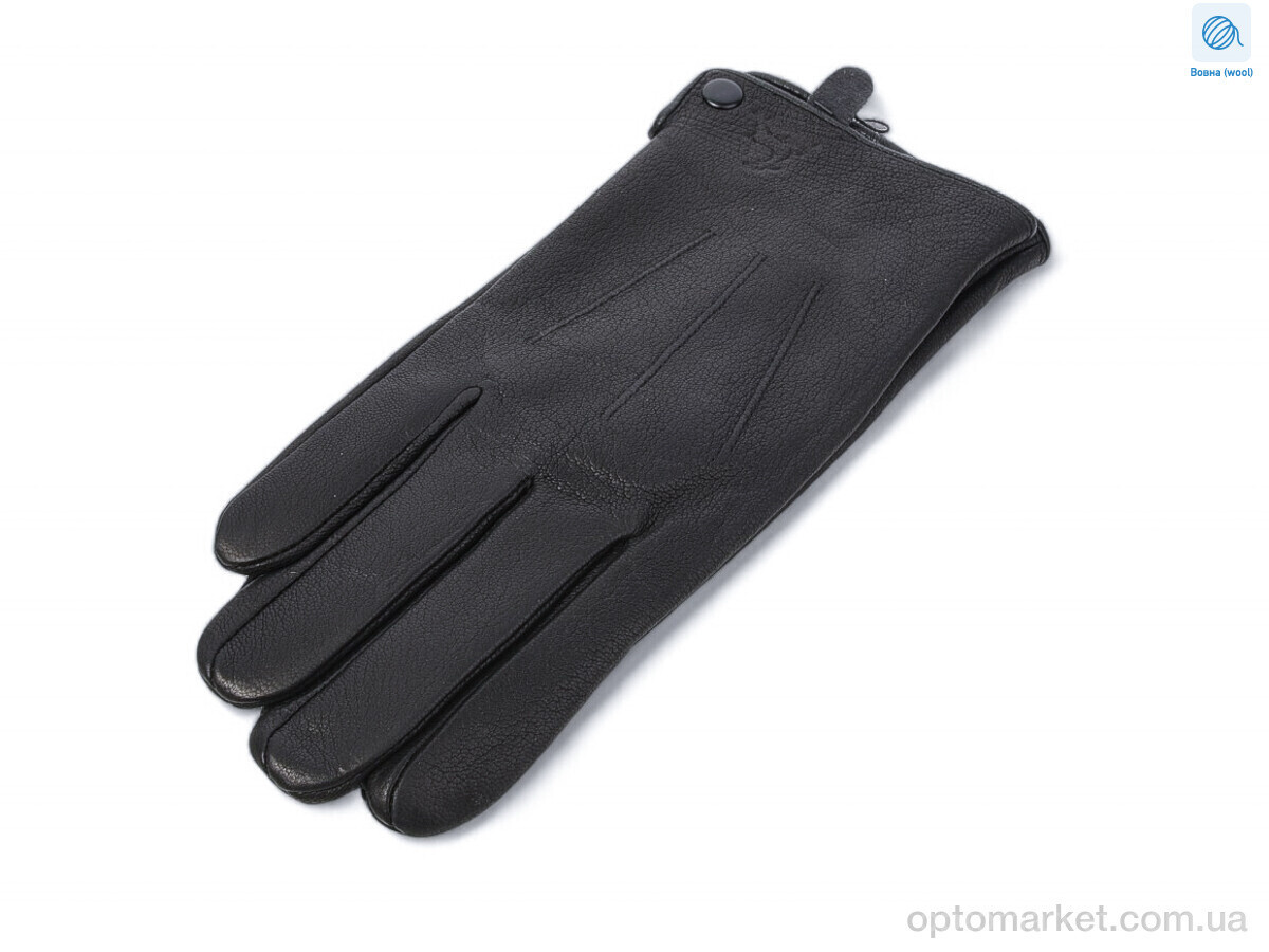Купить Рукавички чоловічі 2171Ш black Ginge чорний, фото 3