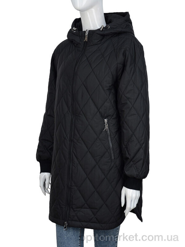 Купить Куртка жіночі 22-551 black Aixiaohua чорний, фото 3