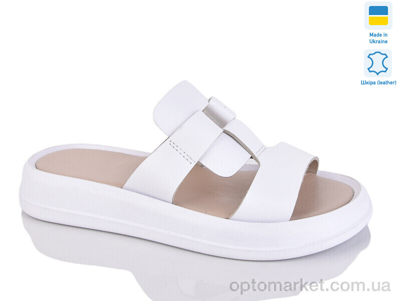 Купить Шльопанці жіночі 22160 б.ш. Sali білий, фото 2