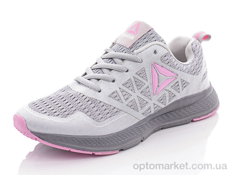 Купить Кроссовки женские 223-4 Reebok серый, фото 3