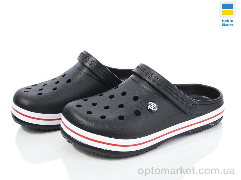 Купить Крокси чоловічі 224 чорний Progress чорний, фото 2