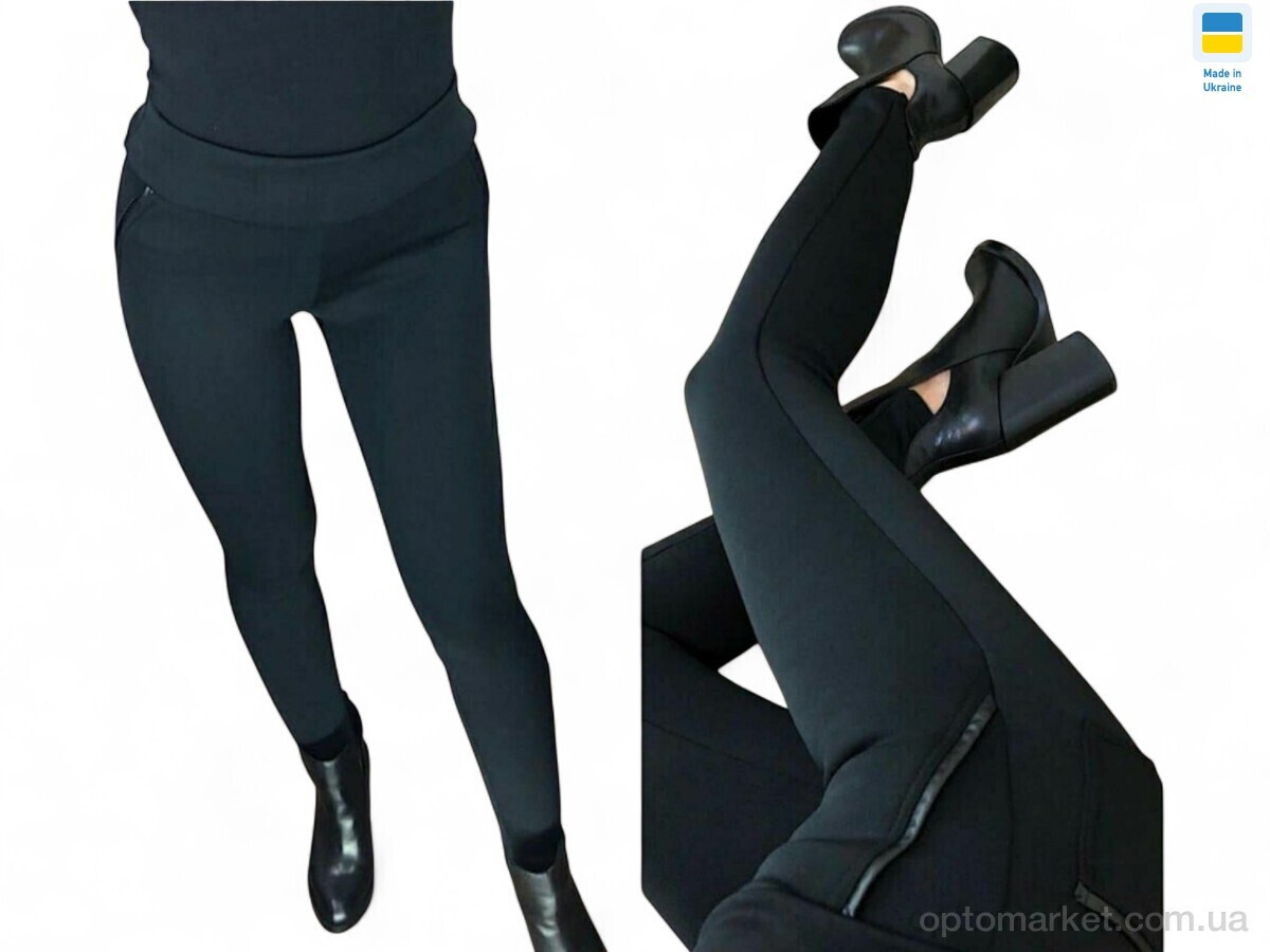 Купить Лосини жіночі 2251 чорний Sport style чорний, фото 2
