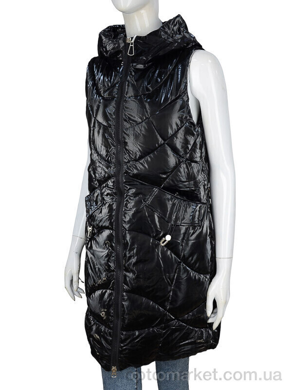 Купить Жилетка жіночі 2270 black Obuvok чорний, фото 4