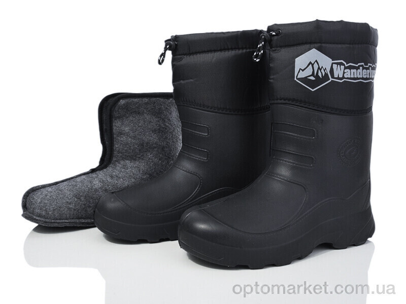 Купить Чоботи чоловічі 22A чорний 2025 Gipanis чорний, фото 3