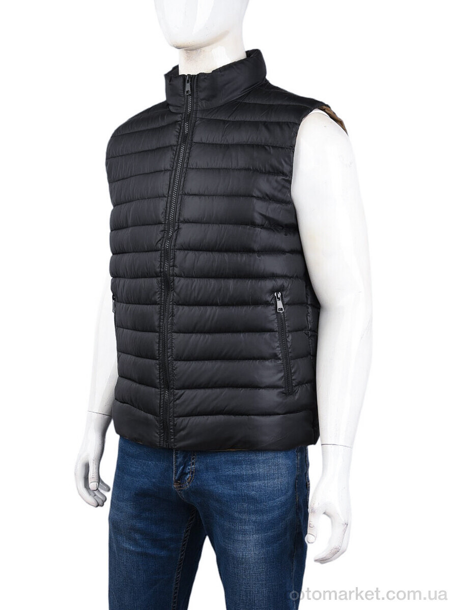 Купить Жилетка чоловічі 23-1 (09317) black YuFang чорний, фото 4