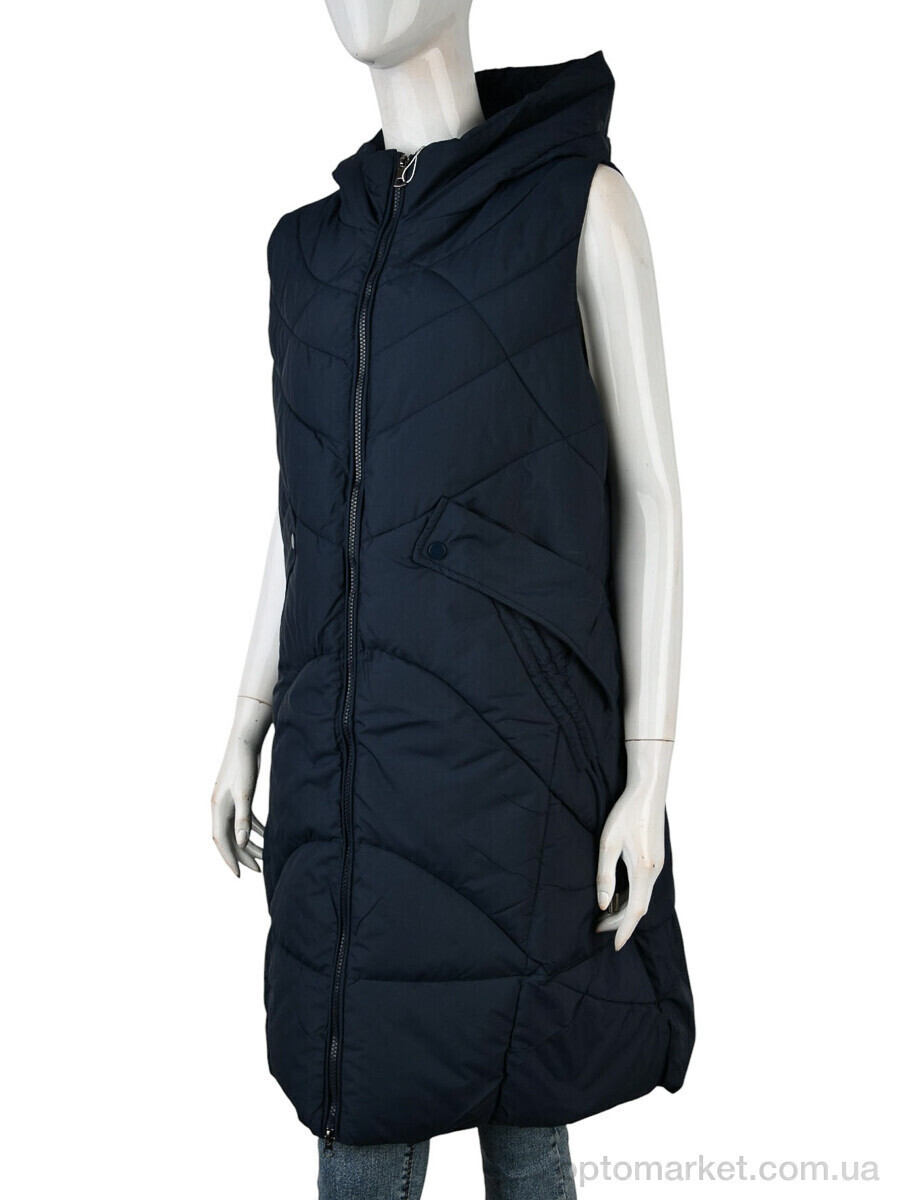 Купить Жилетка жіночі 2301 (12123) navy Qiaosadi синій, фото 4