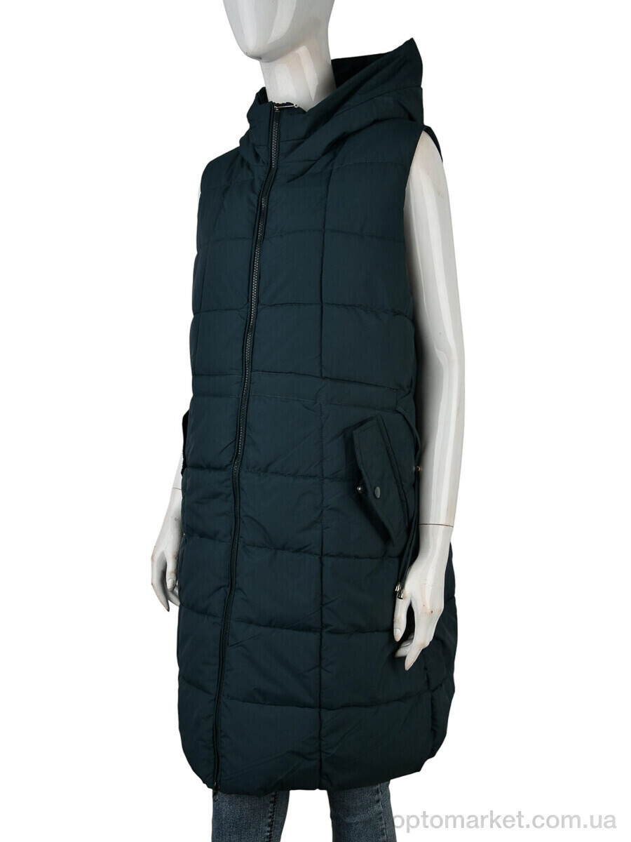 Купить Жилетка жіночі 2302 (12124) green Qiaosadi зелений, фото 4