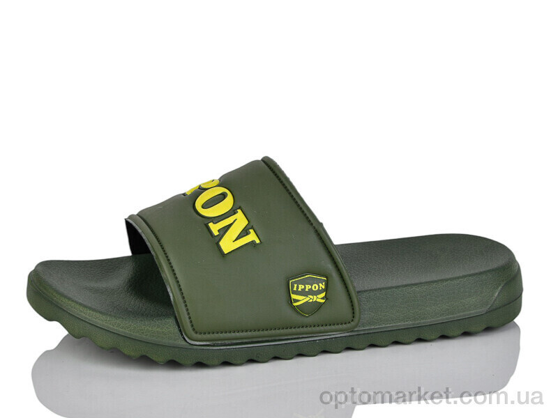 Купить Шльопанці чоловічі 2302-19 Ippon зелений, фото 2