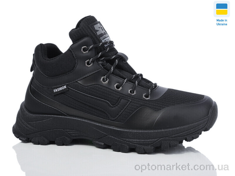 Купить Кросівки чоловічі 2303-1A Swin чорний, фото 2