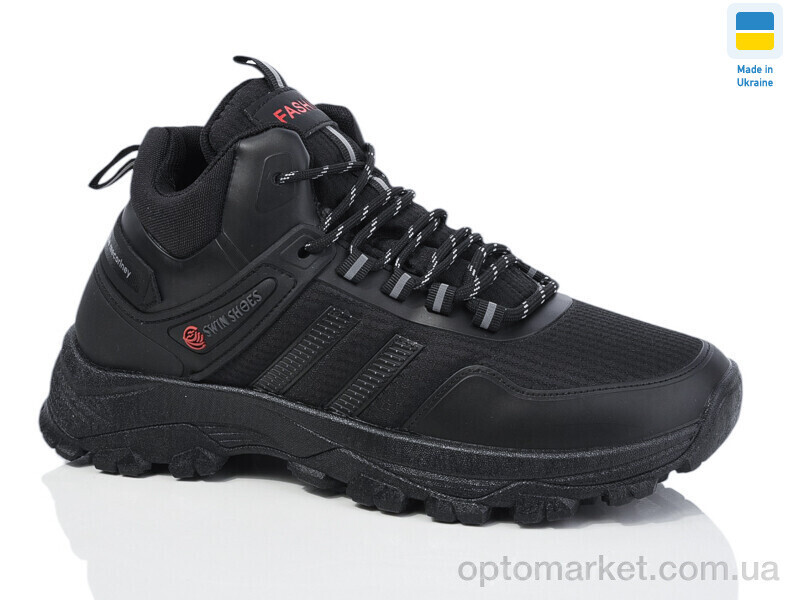 Купить Кросівки чоловічі 2304-4 Swin чорний, фото 2