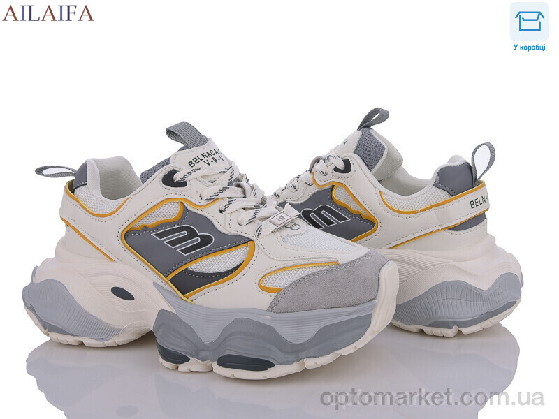 Купить Кросівки жіночі 2310-12-2 Miyou бежевий, фото 2