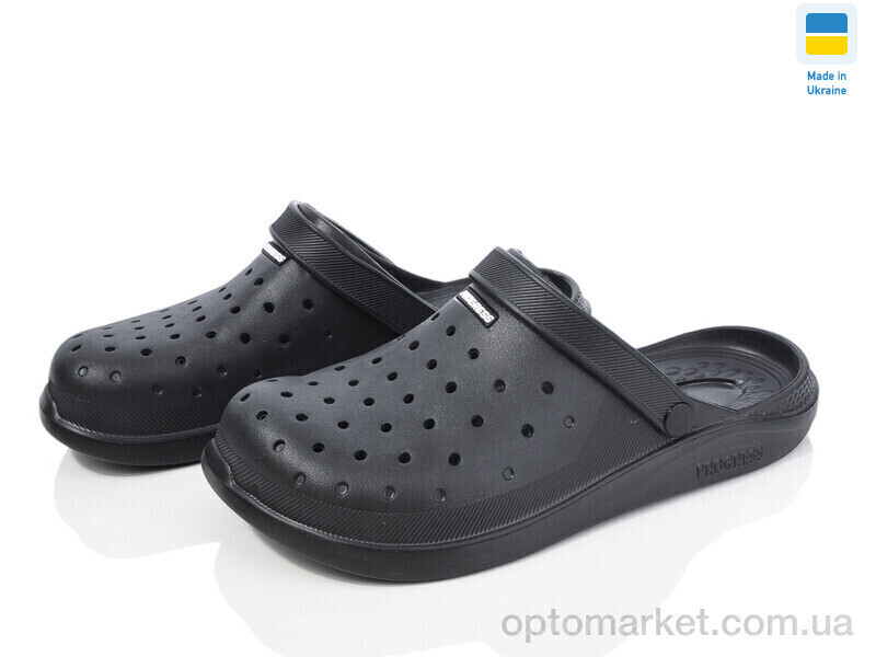 Купить Крокси чоловічі 232 чорний Progress чорний, фото 2