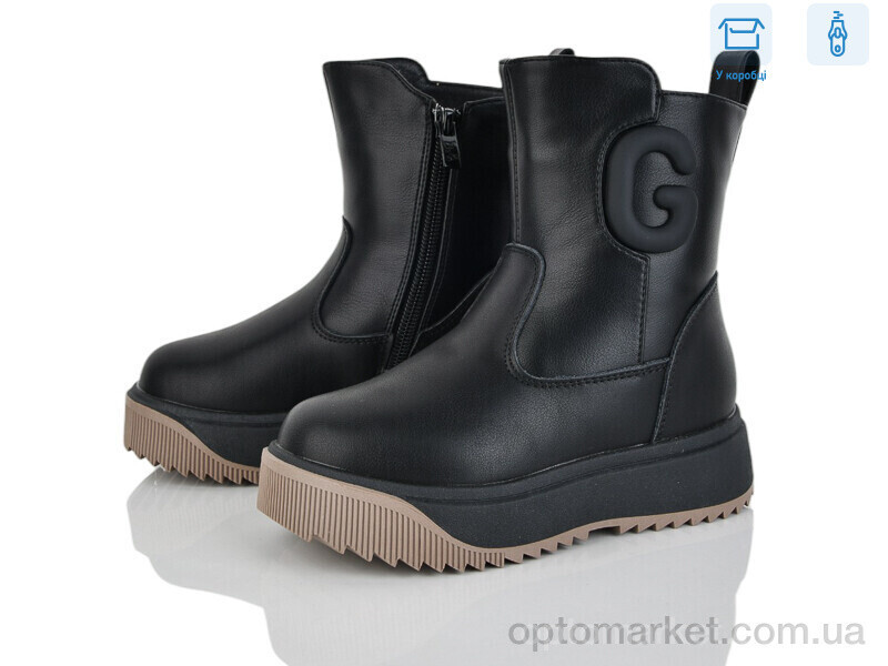 Купить Черевики дитячі 2326-3A B&G чорний, фото 2