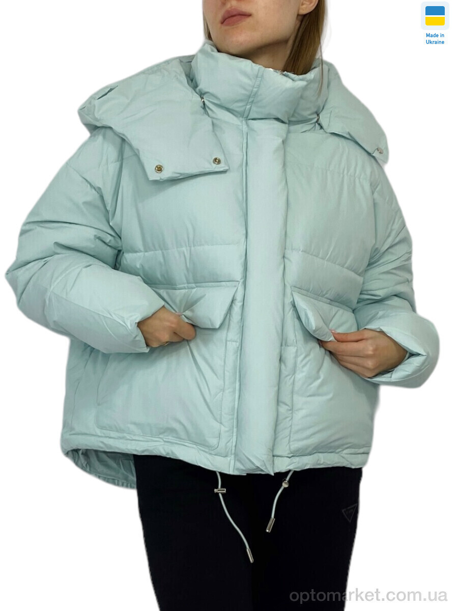 Купить Куртка жіночі 23355 бірюза KRAM блакитний, фото 3