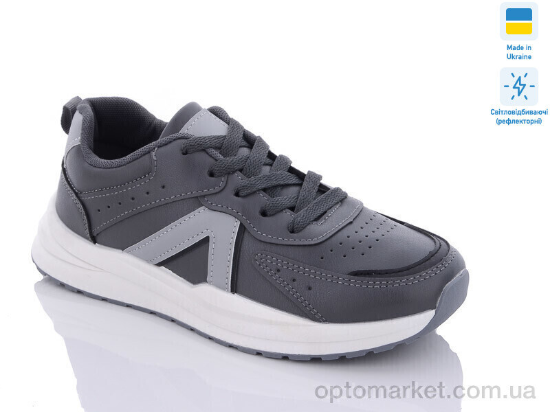 Купить Кросівки жіночі 2385-3 Swin сірий, фото 2