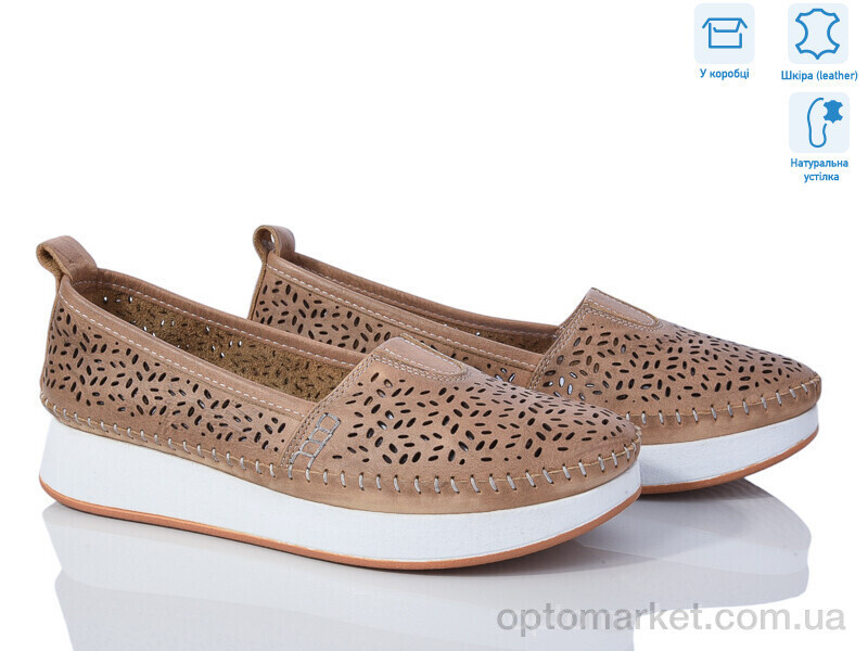 Купить Туфлі жіночі 24075 beige Mona Lisa коричневий, фото 2