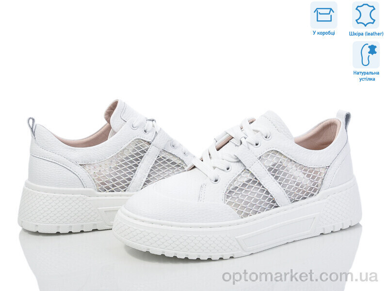 Купить Кросівки жіночі 24090-2 Jessica білий, фото 3