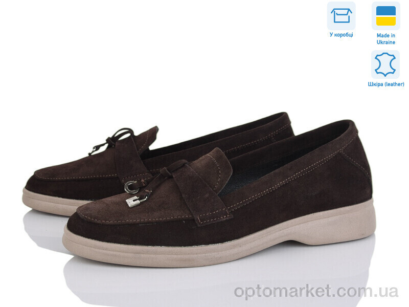 Купить Туфлі жіночі 242-55 Ailinda коричневий, фото 2