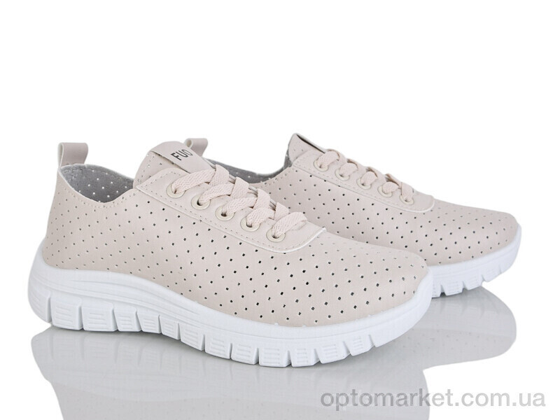 Купить Кросівки жіночі 243-27 Бабочка-Mengfuna-AESD бежевий, фото 2