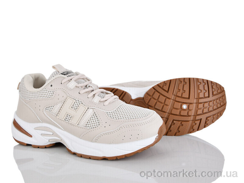 Купить Кросівки жіночі 245-59 Бабочка-Mengfuna-AESD бежевий, фото 2