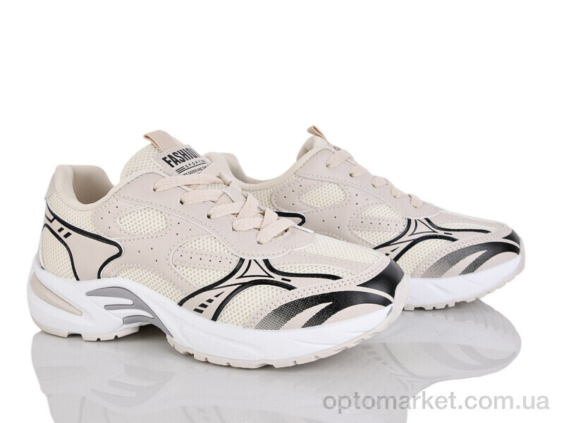 Купить Кросівки жіночі 245-69 Бабочка-Mengfuna-AESD бежевий, фото 2