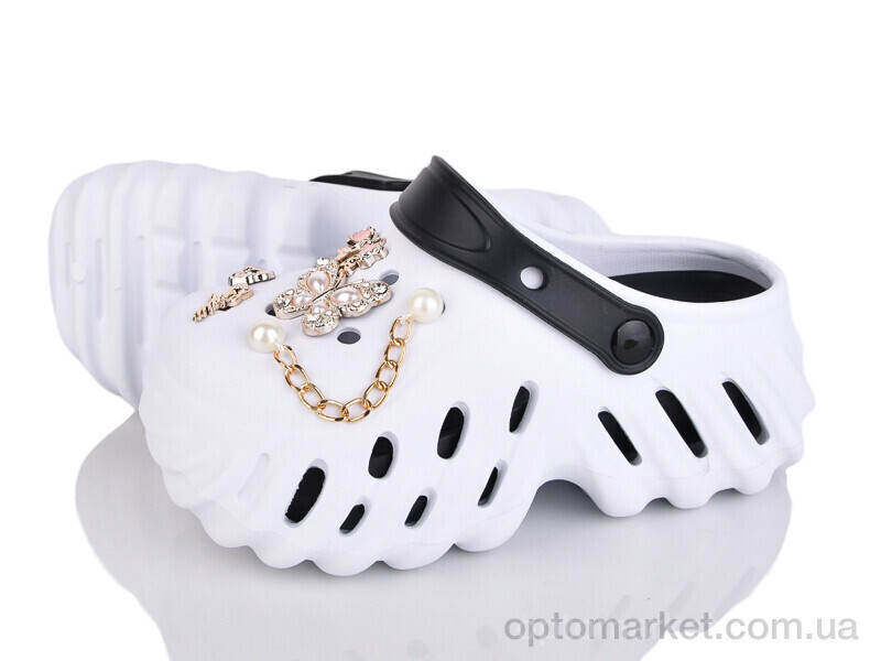 Купить Крокси жіночі 24505-377A Luck Line білий, фото 2