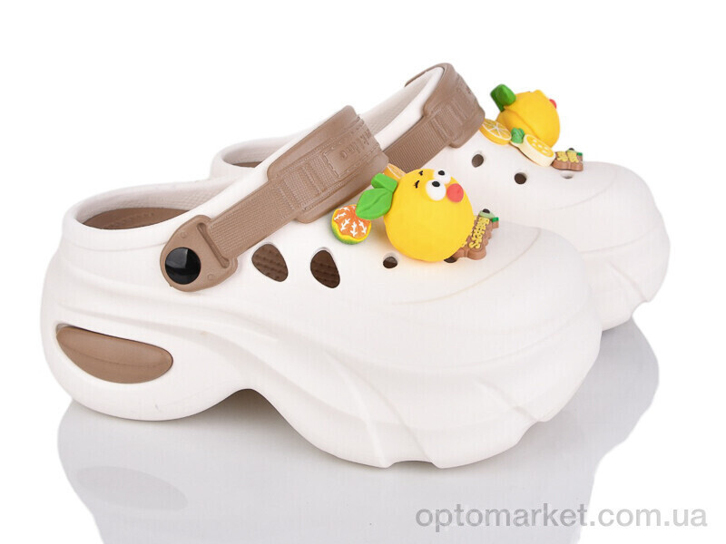 Купить Крокси жіночі 24506-396A Luck Line бежевий, фото 2