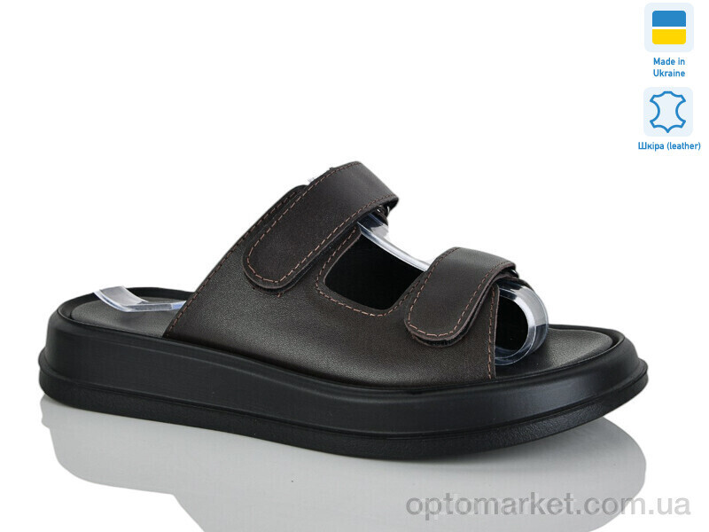 Купить Шльопанці жіночі 248 коричн.к. Sali коричневий, фото 2