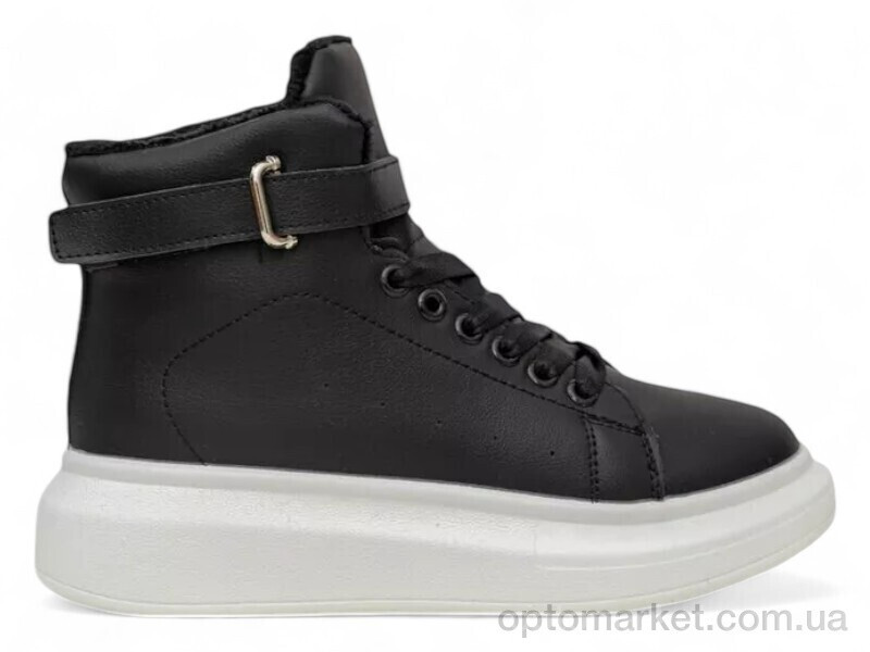 Купить Черевики жіночі 248RA2251 чорно-білий Massmag чорний, фото 6