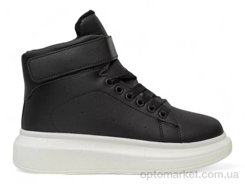 Купить Черевики жіночі 248RA2252 чорно-білий Massmag чорний, фото 6